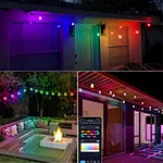 RGBW Outdoor Bulb String